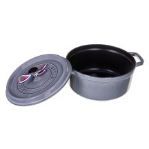 STAUB Runder Gusseisentopf 40500-246-0 3,8 l Graphit
