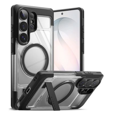 5. Ringke UX Magnetische MagSafe-Hülle für Samsung Galaxy S26 Ultra – Transparent Schwarz