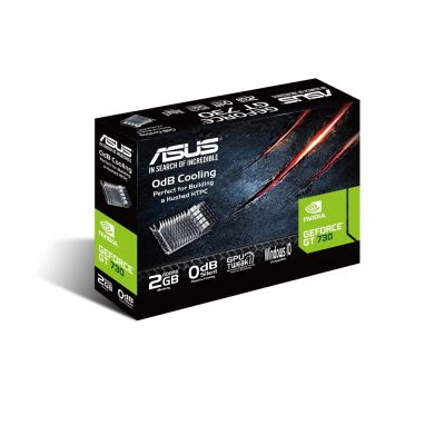 2. Asus NVIDIA GF GT 730 2048MB GDDR5 64b PCI-E 2.0 (902MHz/5010MHz) Grafikkarte
