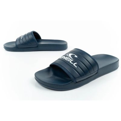 8. O'Neill Herren-Sportpantoffeln Kelso Slider, bequeme marineblaue Hausschuhe