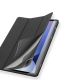 8. Dux Ducis Domo Öko-Lederhülle mit Ständer für Samsung Tab S10+ / S9+ / S9 FE+ – Schwarz