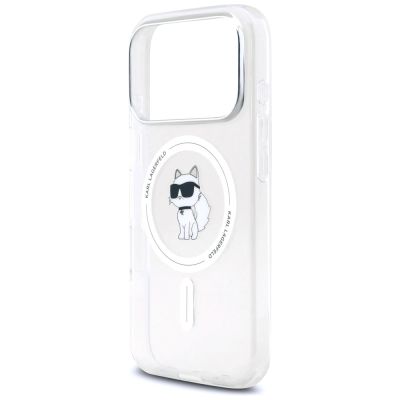6. Karl Lagerfeld IML Choupette MagSafe Hülle für iPhone 17 Pro – Transparent