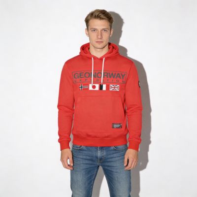3. Geographical Norway Great DB 317 M Sweatshirt WY8613H/GN-Rot