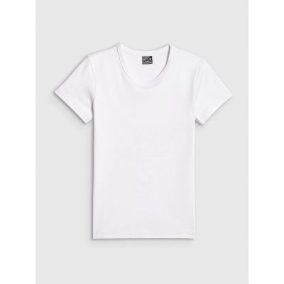 8. Damen-T-Shirt, schmal geschnitten, einfarbig, Größe 4F 4FRAW25TTSHF3623-10S