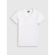 8. Damen-T-Shirt, schmal geschnitten, einfarbig, Größe 4F 4FRAW25TTSHF3623-10S