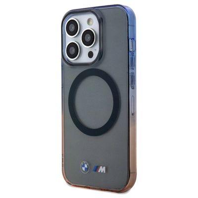 2. BMW Gradient Bumper MagSafe Hülle für iPhone 15 Pro Max – grau