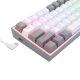 7. REDRAGON K617-RGB Fizz RGB Weiß/Grau USB-Tastatur Grau, Weiß