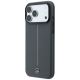 2. Mercedes Leder-Halbhülle mit ikonischer Linie und MagSafe-Design für iPhone 18 Pro Max / 17 Pro Max – Dunkelgrau
