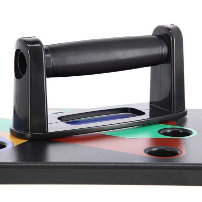 4. HMS PU10 Multifunktions-Liegestützbrett Schwarz