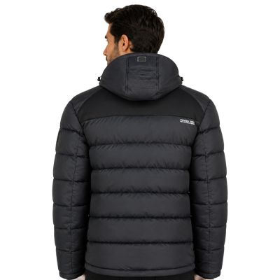 4. Herrenjacke Geographical Norway BEACHWOOD NO CONSTRAST BLACK-BLACK DB MEN 068 (WZ7433H/GN-BLACK / BLACK)