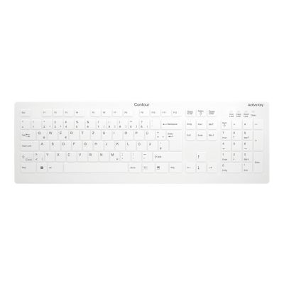 CHERRY Tastatur AK-C8112 Medizinische Kabellose DE Weiß Kabellos
