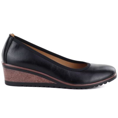 2. Schwarze Damen-Keilschuhe Vinceza 58628