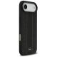 4. Mercedes Leder Laurel Leaves Stripes MagSafe Case für iPhone 17 Air - Schwarz