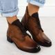 12. Damen-Winterstiefeletten in Camel Jezzi ASA198-15