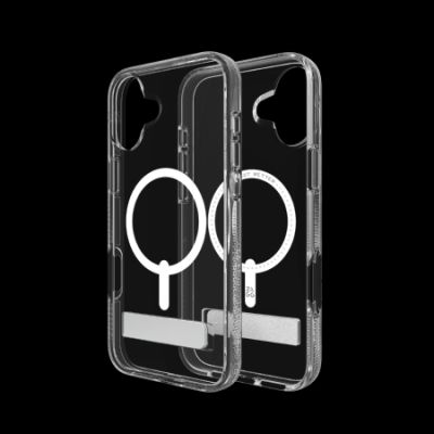 3. ZAGG Crystal Palace Snap Kickstand MagSafe Hülle für iPhone 16 Plus – Transparent