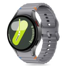 Tech-Protect Silikon-Sportarmband für Samsung Galaxy Watch 4/5/5 Pro/6/7/FE – Grau