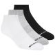 Skechers 3er-Pack Unisex Frottee-Sneaker, Viertelrund-Rund, S111035-107, Weiß, Größe 43-46