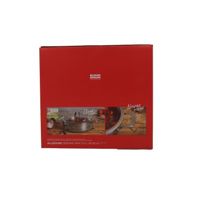 7. Kuhn Rikon ALLROUND Unbeschichtete Servierpfanne 5,0 l 28 cm