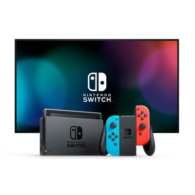 24. Nintendo Switch Tragbare Spielkonsole 15,8 cm (6,2 Zoll) 32 GB Touchscreen WLAN Blau, Grau, Rot