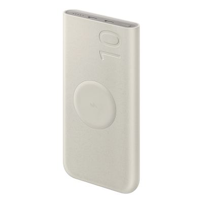 2. Powerbank Samsung EB-U2510XUEGEU induktiv 10000 mAh 2x USB-C 25W SFC - Beige