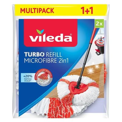 Vileda TURBO 2in1 Schleuderwischeinsatz 2 Stück.