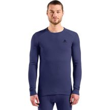 Odlo BL TOP Crew Neck l/s ACTIVE WARM Langarm Thermounterwäsche Gr. M Blau