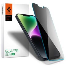 Spigen Glas.tR Slim Privacy Panzerglas für iPhone 13 / 13 Pro / 14 / 16e / 17e