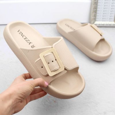 2. Vinceza W JAN308 beige Flip-Flops mit Schnalle