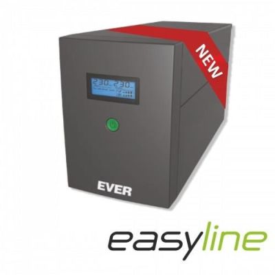 4. Ever EASYLINE 1200 AVR USB Line-Interactive-Technologie 1,2 kVA 600 W 4 x Netzsteckdosen
