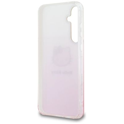 5. Hello Kitty IML Gradient Electrop Kitty Head Hülle für Samsung Galaxy A55 – Rosa