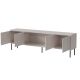 2. TV-Schrank ABI 4D 200x38x62 Kaschmir matt