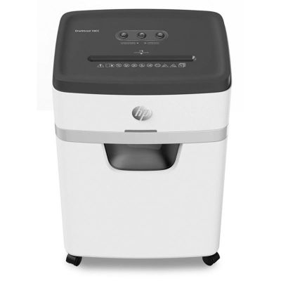 10. HP ONESHRED 18CC Aktenvernichter, P-4 Schnipsel, 18 Blatt, 25 l, hellgrau, HPN280518CCON-14.