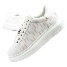 Karl Lagerfeld Kapri Herrenschuhe Sneakers Naturleder weiß