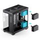 12. Jonsbo TK-4 Gehäuse, Midi-Tower, ATX, Tempered Glass – schwarz