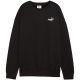 Puma Damen ESS Small No. 1 Logo Relaxed Crew Sweatshirt Schwarz 633268 01