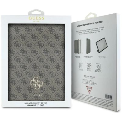 6. Guess GUFC11PM24PS4SGW iPad Pro 11" 2024 braun/braun magnetisches 4G großes Logo