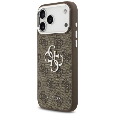 2. Guess 4G Big 4G Classic Logo Case für iPhone 17 Pro Max Braun - Silber