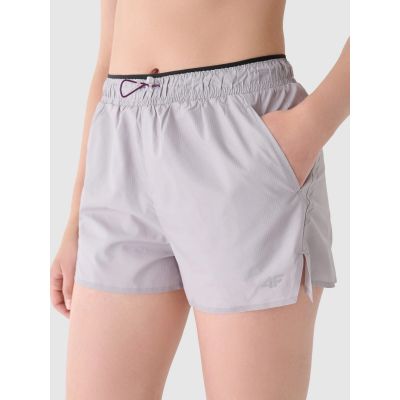 8. Schnelltrocknende Laufshorts für Damen 4F 4FWAW24TFSHF0758-25S