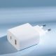 5. Xiaomi Travel Charger Combo Schnellladegerät USB-A / USB-C 33W PD weiß (BHR4996GL)