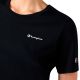 4. Champion Damen Kurzarm-T-Shirt Schwarz 118408 KK001
