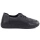 6. Jezzi JH01-1 bequeme schwarze Damen-Lederschuhe