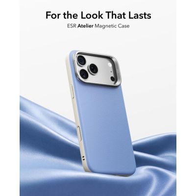2. ESR Atelier MagSafe-Schutzhülle mit Ständer für iPhone 18 Pro / 17 Pro – Hellblau
