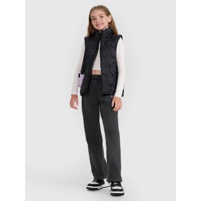 5. Mädchen-Daunenweste mit Synthetikfüllung 4F 4FJRAW25TVJAF323-20S