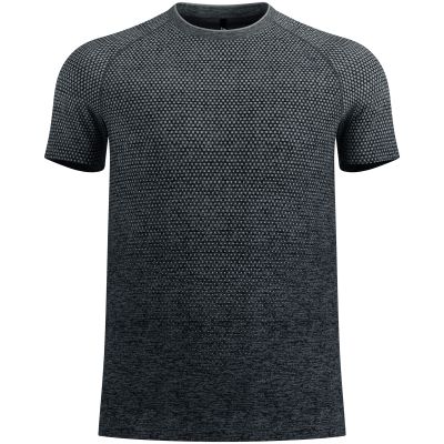 2. Herren-T-Shirt mit kurzen Ärmeln Odlo ESSENTIAL SEAMLESS, Rundhalsausschnitt, s/s, grau
