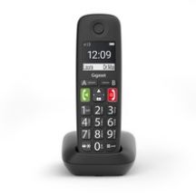 Gigaset E290 DECT/GAP analoges schnurloses Telefon schwarz
