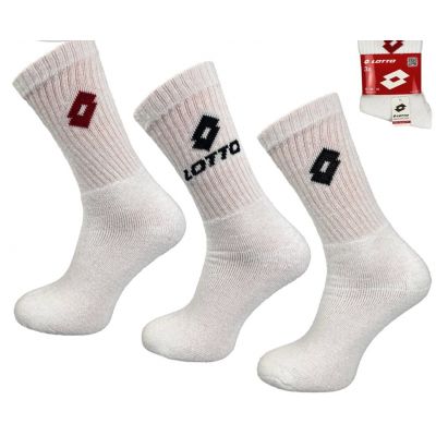 LOTTO Frotteesocken Weiß 3 Paar 069609