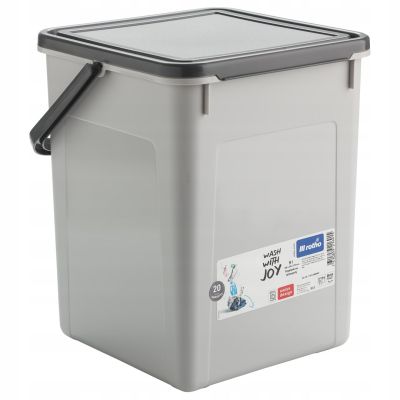 ROTHO Waschmittelbehälter 5 kg 9 l, kühlgrau/anthrazit