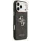 4. Guess 4G Big 4G Classic Logo Hülle für iPhone 17 Pro Max - Schwarz und Gold