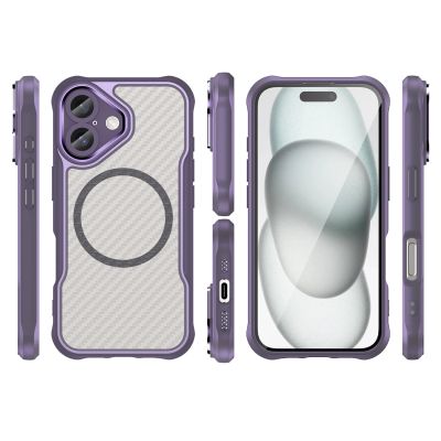 3. Leading Series MagSafe Silikonhülle für iPhone 16 – Lila