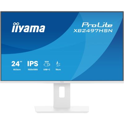 7. IIYAMA 60,5 cm (24") XB2497HSN-W1 16:9 HDMI+DP+USB-C IPS